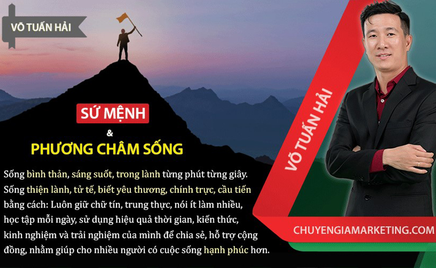 Sứ Mệnh và Phương Châm Sống của Võ Tuấn Hải