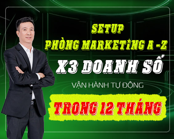 DỊCH VỤ SETUP PHÒNG MARKETING THEO Mô Hình MA TRẬN BAO VÂY X2 - X5 DOANH SỐ TRONG 12 THÁNG
