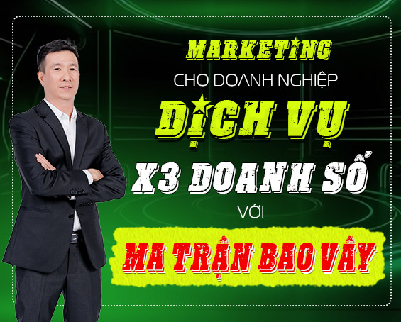 MARKETING CHO DOANH NGHIỆP NGÀNH DỊCH VỤ - CHIẾN LƯỢC TOÀN DIỆN - X3 DOANH SỐ