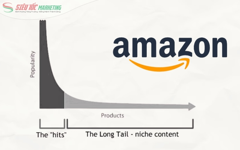 Amazon vận dụng thành công chiến lược long tail