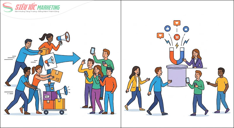 Chiến lược đẩy và kéo là gì?