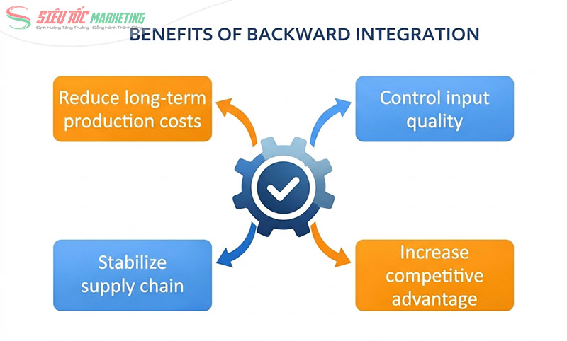 Lợi ích của hội nhập về phía sau