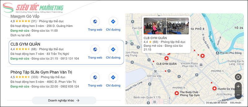 Tạo Google Map địa phương