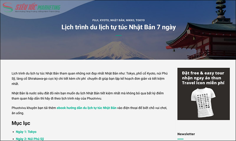 Blog du lịch thực tế