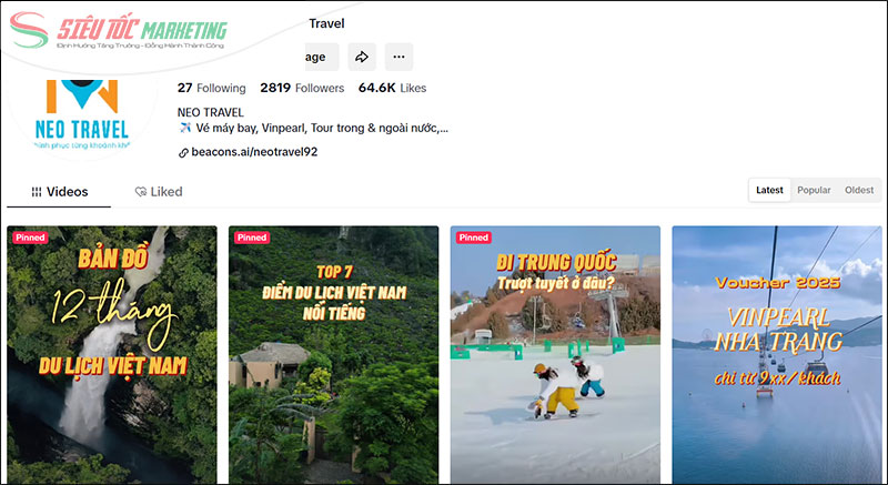 Marketing qua kênh Tiktok