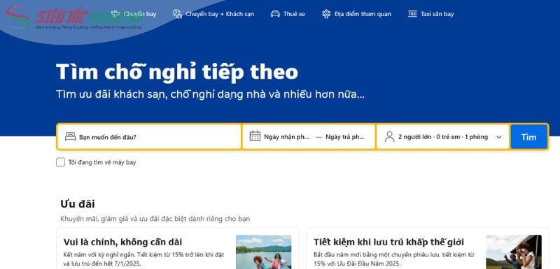 Liên kết với các trang đặt phòng