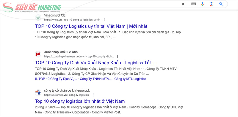 SEO từ khoá top Google