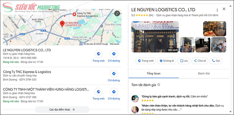 Tạo và tối ưu GMB