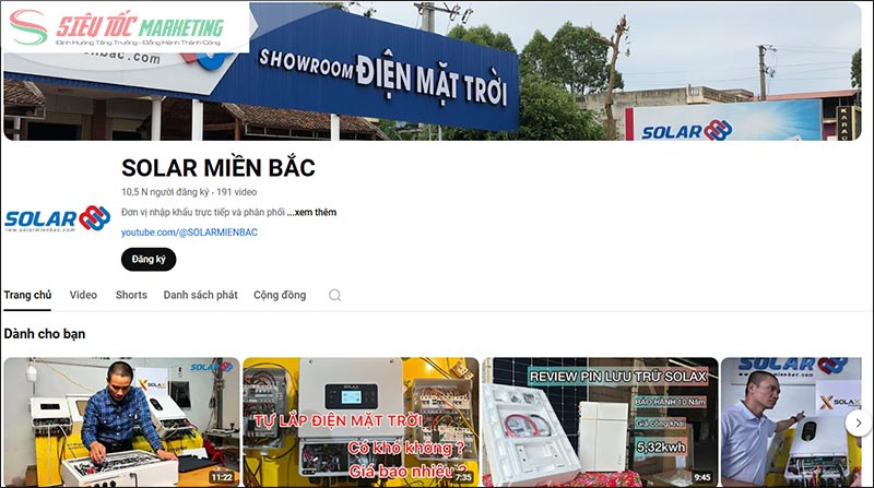 Xây dựng kênh Youtube Xây dựng kênh Youtube