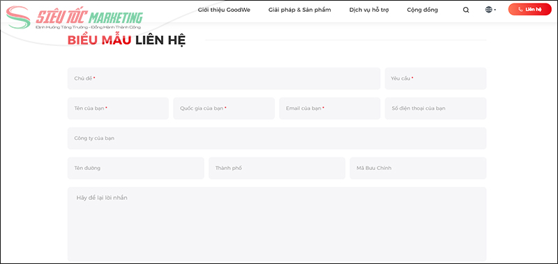 Thu thập email qua form Thu thập email qua form