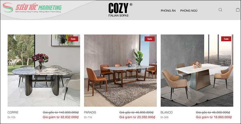 Tối ưu website nội thất Tối ưu website nội thất