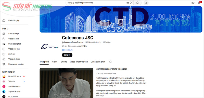 Xây dựng các kênh social Xây dựng các kênh social