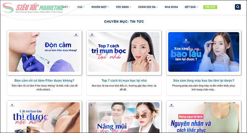 Blog và bài viết thẩm mỹ Blog và bài viết thẩm mỹ