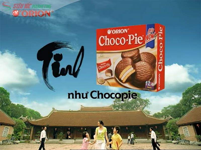 “Tình như Chocopie” đã giúp Chocopie khắc sâu giá trị vào tâm trí người tiêu dùng “Tình như Chocopie” đã giúp Chocopie khắc sâu giá trị vào tâm trí người tiêu dùng