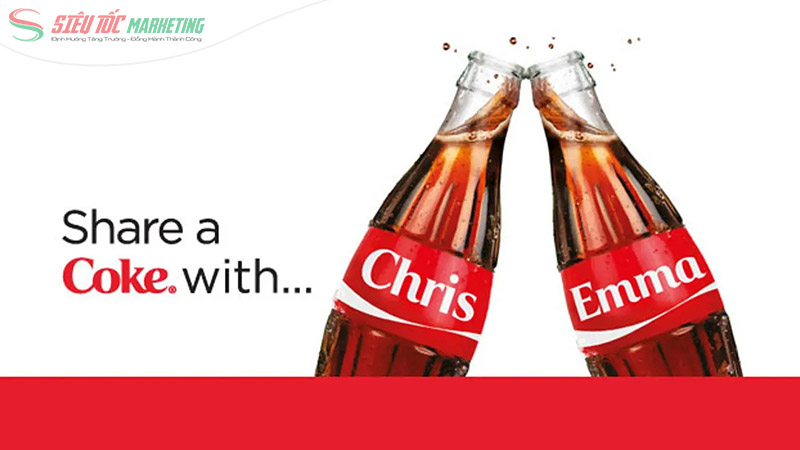 “Share a Coke“ cá nhân hoá sản phẩm hiệu quả “Share a Coke“ cá nhân hoá sản phẩm hiệu quả