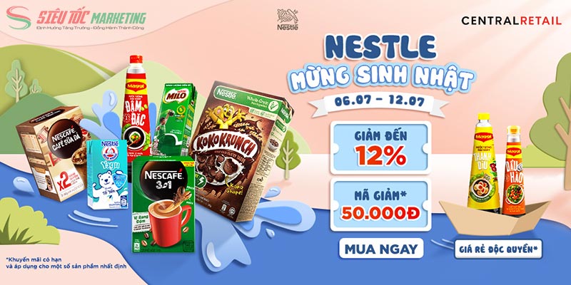 Nestlé đưa ra các khuyến mãi thu hút khách hàng vãng lai Nestlé đưa ra các khuyến mãi thu hút khách hàng vãng lai