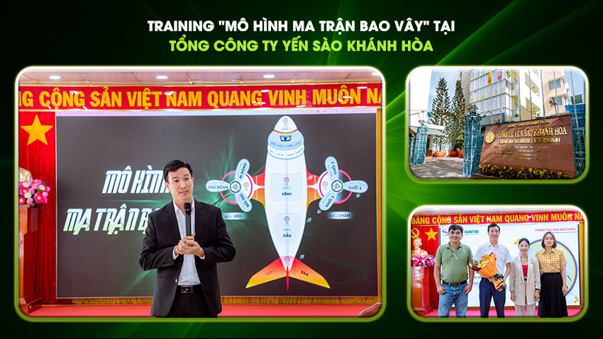 VÕ TUẤN HẢI TRAINING MÔ HÌNH MA TRẬN BAO VÂY CHO TỔNG CÔNG TY YẾN SÀO KHÁNH HÒA